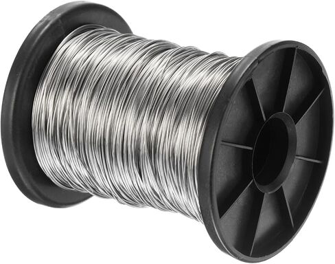PATIKIL 304 Stainless Steel Wire, 328 Ft 0.8mm 20 Gauge Jewelry Wire Craft Wire Beading Wire for Jewelry Making Bracelets Beading DIY Crafts, Silver in Saudi Arabia