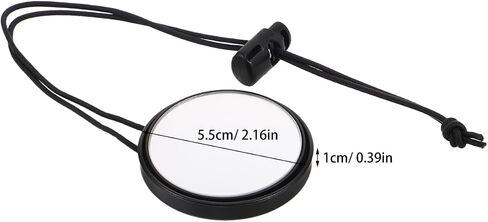 Adjustable Diving Rearview Mirror with Lanyard and Side Jacket Clip Full Rear View Reflective Mirror for Snorkeling Swimming and Underwater Safety Gear in Saudi Arabia