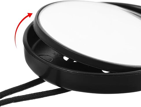 Adjustable Diving Rearview Mirror with Lanyard and Side Jacket Clip Full Rear View Reflective Mirror for Snorkeling Swimming and Underwater Safety Gear in Saudi Arabia