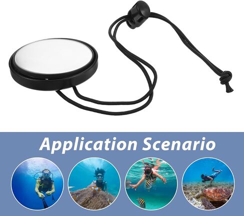 Adjustable Diving Rearview Mirror with Lanyard and Side Jacket Clip Full Rear View Reflective Mirror for Snorkeling Swimming and Underwater Safety Gear in Saudi Arabia