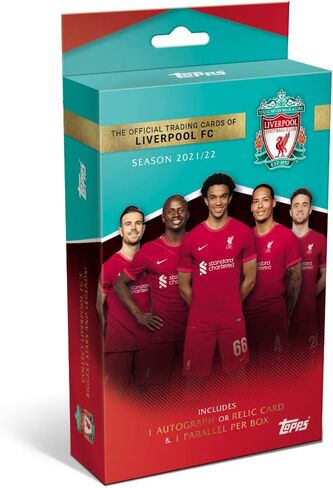مجموعة Topps UK Liverpool FC لموسم 2021/22، مجموعة من 50 بطاقة in Saudi Arabia