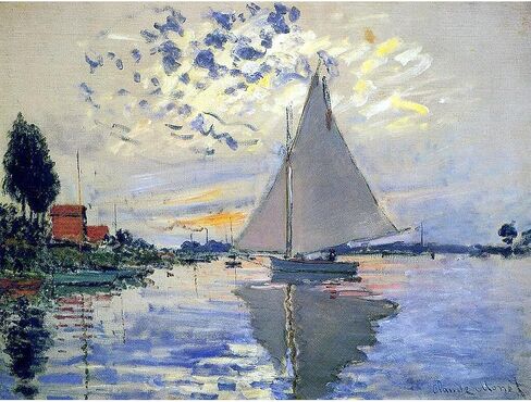 كوب CafePress Claude Monet على شكل مركب شراعي سعة 11 أونصة (325 مل) كوب قهوة من السيراميك in Saudi Arabia