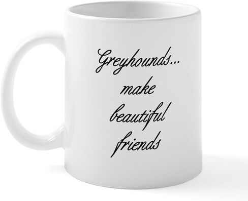 CafePress Greyhound Mug/Roo 11 oz (325 ml) Ceramic Coffee Mug in Saudi Arabia