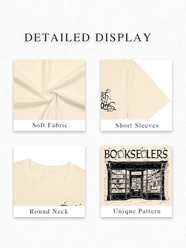 Tewmeu Flourish and Blotts Shirt Book Graphic Tees for Women Magical Wizard Costume Tops in Saudi Arabia