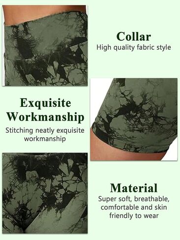 High Waisted Biker Shorts for Women-Tummy Control Fitness Athletic Workout Running Yoga Gym Shorts in Saudi Arabia