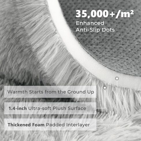 OPPODREAM 4x6 Pink Rugs for Bedroom, Ultra-Soft Fluffy Area Rugs for Living Room, 4 x 6 Shag Carpet for Nursery, Kids, Girl, Boy, Baby, Plush, Fuzzy, Shaggy, Cute Home Decor in Saudi Arabia
