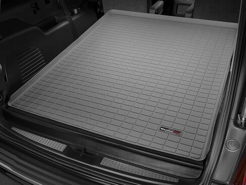 WeatherTech Cargo Trunk Liner for Suburban, Yukon XL, Escalade ESV - Behind 2nd Row (40677) Black in Saudi Arabia