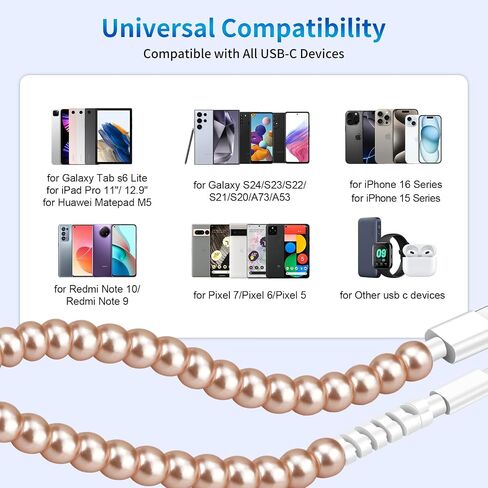 Samonpow USB C Cable 66W USB إلى USB C كابل الشحن السريع 3.3 قدمًا من النوع CDED من النوع C شحن الحبل الشاحن للنساء in Kuwait
