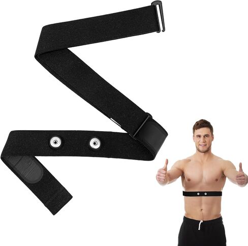 Heart Rate Monitor Chest Band Strap Replacement Adjustable Soft Heart Rate Monitor Chest Replacement Strap Waterproof Chests Straps Replacements in Saudi Arabia