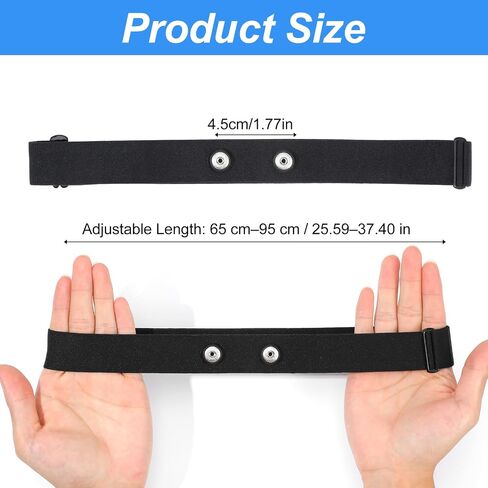 Heart Rate Monitor Chest Band Strap Replacement Adjustable Soft Heart Rate Monitor Chest Replacement Strap Waterproof Chests Straps Replacements in Saudi Arabia