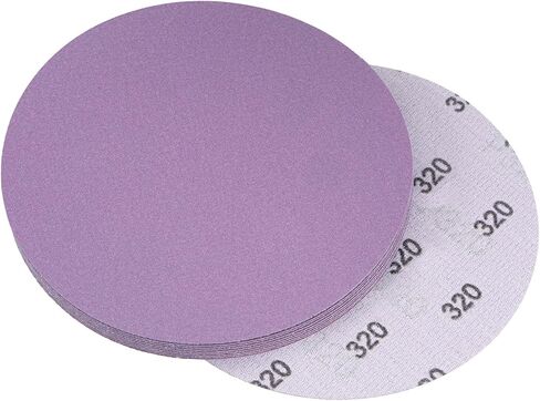 10Pcs 5-Inch Purple Sanding Discs 2000 Grits Hook and Loop Professional Aluminum Oxide Sand Paper Wet Dry Polish for Wood Metal Paint Finishing in Saudi Arabia