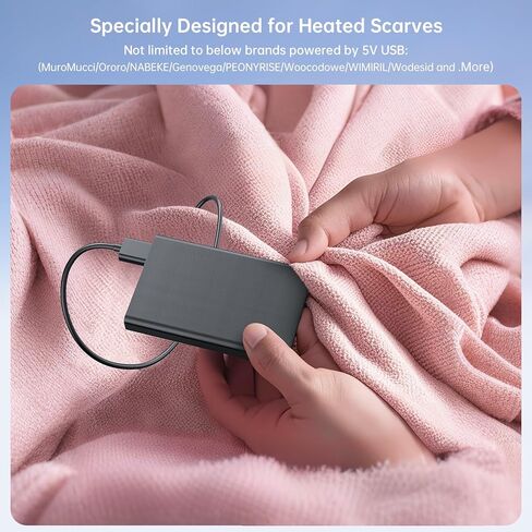 حزمة بطارية السترة الساخنة 5V 2A 10000MAH 2 Pack Power Bank Fits for Dr.Prepare/Kovnlo/Tidewe التدفئة الكهربائية سترة/ملعب مقعد/معطف/شاحن محمول خارجي للبطانية لجهاز iPhone ، الكمبيوتر اللوحي in Kuwait