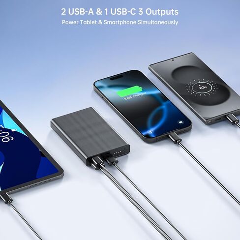 حزمة بطارية السترة الساخنة 5V 2A 10000MAH 2 Pack Power Bank Fits for Dr.Prepare/Kovnlo/Tidewe التدفئة الكهربائية سترة/ملعب مقعد/معطف/شاحن محمول خارجي للبطانية لجهاز iPhone ، الكمبيوتر اللوحي in Kuwait