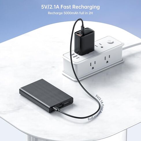 حزمة بطارية السترة الساخنة 5V 2A 10000MAH 2 Pack Power Bank Fits for Dr.Prepare/Kovnlo/Tidewe التدفئة الكهربائية سترة/ملعب مقعد/معطف/شاحن محمول خارجي للبطانية لجهاز iPhone ، الكمبيوتر اللوحي in Kuwait