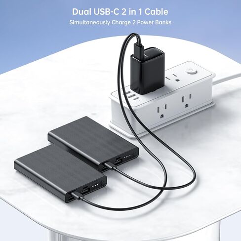 حزمة بطارية السترة الساخنة 5V 2A 10000MAH 2 Pack Power Bank Fits for Dr.Prepare/Kovnlo/Tidewe التدفئة الكهربائية سترة/ملعب مقعد/معطف/شاحن محمول خارجي للبطانية لجهاز iPhone ، الكمبيوتر اللوحي in Kuwait