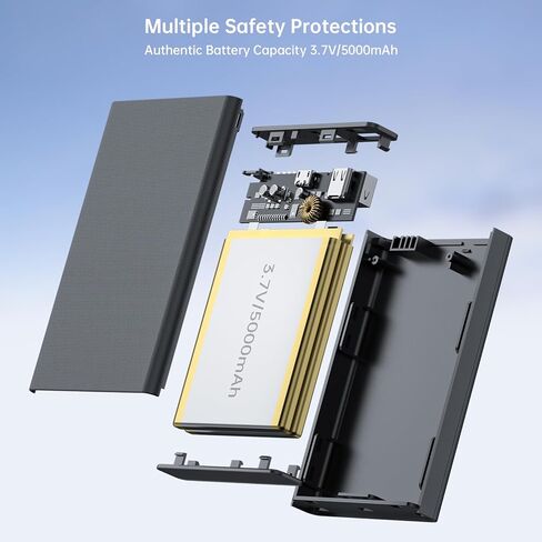 حزمة بطارية السترة الساخنة 5V 2A 10000MAH 2 Pack Power Bank Fits for Dr.Prepare/Kovnlo/Tidewe التدفئة الكهربائية سترة/ملعب مقعد/معطف/شاحن محمول خارجي للبطانية لجهاز iPhone ، الكمبيوتر اللوحي in Kuwait