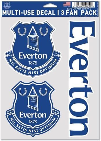 ملصق WinCraft Everton FC متعدد الاستخدام مكون من 3 مشجعين in Saudi Arabia