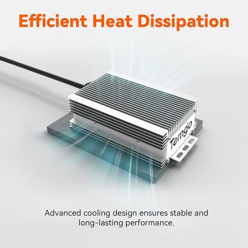 36V to 12V Golf Cart Voltage Converter, 25A 335W DC to DC Buck Power Supply, High Efficiency ≥90%, IP55 Waterproof Reducer with Overcurrent & Short-Circuit Protection, 13.5V Output for Cart/Solar in Saudi Arabia