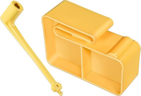 For Marine Boat Prop 1-1/16" Polymer Propeller Wrench 91-859046Q4 & PMPS-1-DP Prop Stop Block - Works for Mercury Mercruiser Alpha, Fits all Outboard & Stern Drive Applications, (Light-Weight, Yellow) in Saudi Arabia