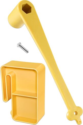 For Marine Boat Prop 1-1/16" Polymer Propeller Wrench 91-859046Q4 & PMPS-1-DP Prop Stop Block - Works for Mercury Mercruiser Alpha, Fits all Outboard & Stern Drive Applications, (Light-Weight, Yellow) in Saudi Arabia