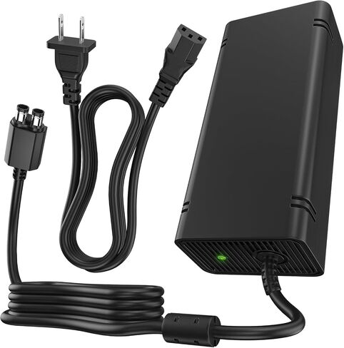AC Adapter for Xbox 360 Console,203W Power Supply Brick with Cord,Replacement Power Brick for Xbox 360 Console(Not Fit for Xbox 360 Slim/Xbox 360 E Console) in Kuwait