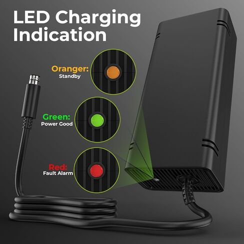 AC Adapter for Xbox 360 Console,203W Power Supply Brick with Cord,Replacement Power Brick for Xbox 360 Console(Not Fit for Xbox 360 Slim/Xbox 360 E Console) in Kuwait