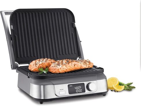 Cuisinart 5-IN-1 Stainless Steel Griddler, Panini Press, Sandwich Maker & More, GR-4NNAS in Saudi Arabia