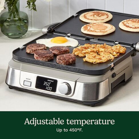 Cuisinart 5-IN-1 Stainless Steel Griddler, Panini Press, Sandwich Maker & More, GR-4NNAS in Saudi Arabia