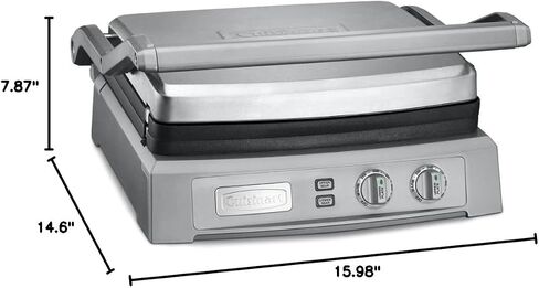Cuisinart 5-IN-1 Stainless Steel Griddler, Panini Press, Sandwich Maker & More, GR-4NNAS in Saudi Arabia