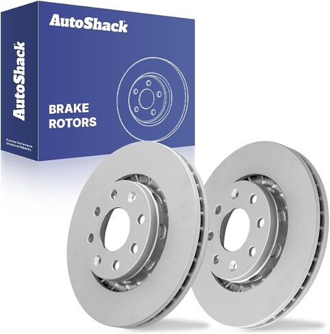 AutoShack Front Drilled Slotted Brake Rotors Silver Pair of 2 Driver and Passenger Side Replacement for Pontiac G3 Wave5 Chevy Aveo Spark EV Aveo5 2013-2015 Spark 2004-2009 Suzuki Swift+ PR65101DSZPR in Saudi Arabia