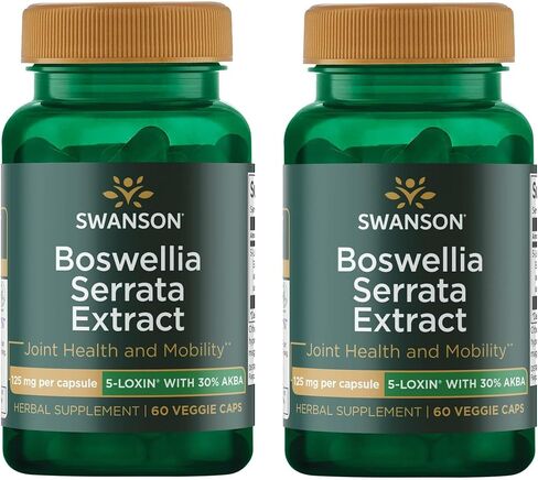 Swanson Boswellia Serrata Extract 125 Milligrams 60 Veg Capsules in Saudi Arabia