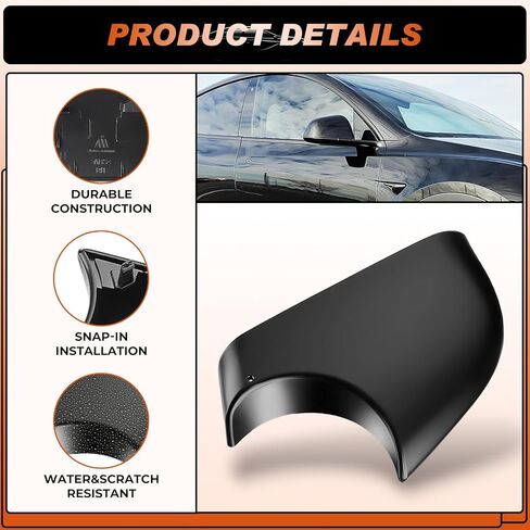 ACLONG Mirror Lower Cover Left Drive Side Black Rearview Mirror Base Bottom Cover Holder Tray Fit for Tesla Model Y 2018 2019 2020 2021 2022 2023 2024-1PC in Kuwait