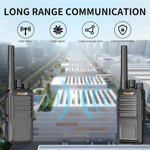 558 4 Pack Walkie Talkie Two Way Radio for Adults with Earpieces FRS 2 Way Radio Type C Portable 16 Channel Long Range USB Charging Base 1200mAh for Cruise Hiking Hunting Skiing in Saudi Arabia