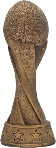 جائزة Decade Awards الذهبية لكرة القدم الحلزونية - جائزة كرة القدم منقوشة حسب الطلب، بطل FFL، الفائز بالدوري، جائزة الحفلة، MVP - تخصيص الآن (طول 10.5 بوصة) in Saudi Arabia
