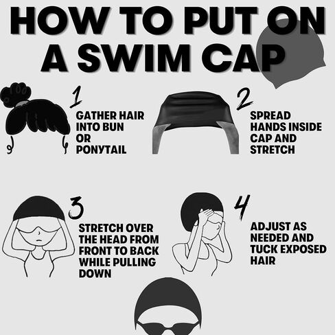 Unisex Silicone Swim Cap - Comfortable Training Swim Hat for Long/Short Hair, Non-Slip Design in Saudi Arabia