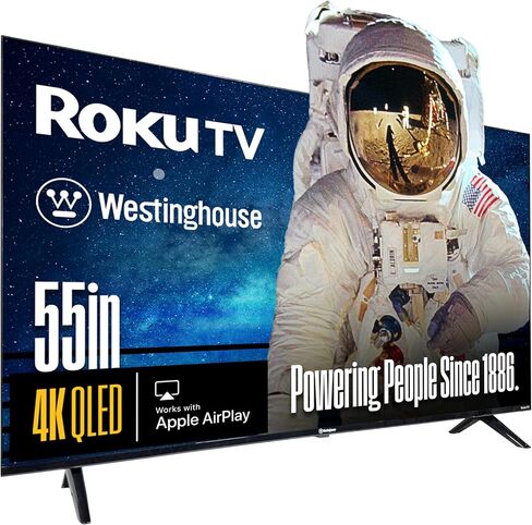Westinghouse Roku TV - تلفزيون ذكي 43 بوصة ، تلفزيون 4K UHD QLED W/HDR 10+ ، Dolby Vision ، Wi -Fi & Mobile App Connectivity ، على الشاشة المسطحة متوافقة مع Apple HomeKit و Alexa و Google Assistant in Saudi Arabia