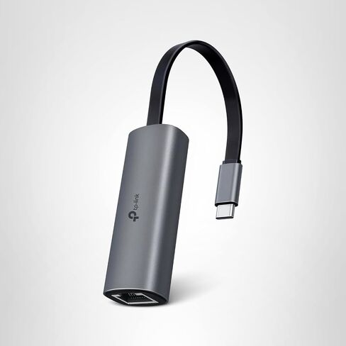 TP-Link USB C to Ethernet Adapter, 2.5 G Plug & Play Network Adapter | Type-C to RJ45 | Aluminum Alloy Case | Thunderbolt 4/3 Compatible for MacBook Pro/Air, iPad, iPhone 16 Pro/Max and More (UE302C) in Saudi Arabia