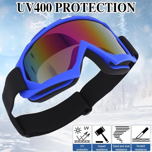 4-Pack Ski Goggles Women Men Snow Sports Snowboard Goggles for Adult and Youth 2 Black 2 White in Saudi Arabia