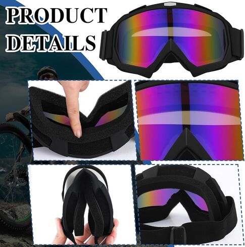 4-Pack Ski Goggles Women Men Snow Sports Snowboard Goggles for Adult and Youth 2 Black 2 White in Saudi Arabia