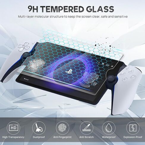 Solura 5-in-1 PS PORTAL CASE-مجموعة ملحقات بوابة PlayStation مع حالة سفر EVA ، غطاء وحدة التحكم ، واقي الشاشة ، قبضة الإبهام وقبعات الأزرار-لبوابة PS5 ، الأسود in Saudi Arabia