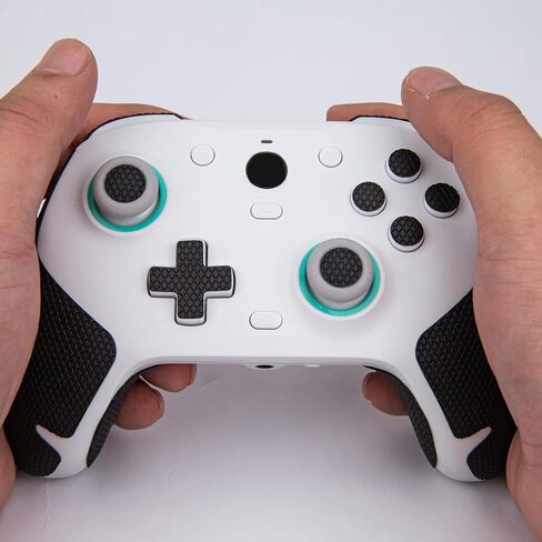 TALONGAMES Controller Grips Tape Compatible with GameSir G7 Pro, Anti-Slip, Sweat-Absorbent, Textured Skin kit, for Controllers Handle Grips, Buttons, Triggers (Classic Version - Black) in Saudi Arabia
