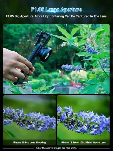 APEXEL 100Ultra Macro Lens - Enhanced Version Smartphone Lens for iPhone, Samsung, Pixel | Professional Macro Photography of Flowers, Iinsects, Jewelry, Food Details and Other Small Objects in Saudi Arabia