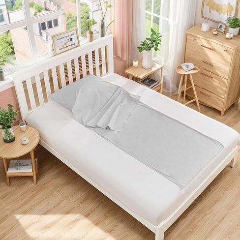 Wind Tour Sleeping Bag Liner Adult Sleep Sack Lightweight Portable Travel Sheets for Hotel Double Sleeping Bag Liners for Camping Backpacking Hotels in Kuwait