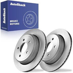AutoShack Brake Rotors Rear Brake Rotor Replacement Kit for 2003-2011 Ford Crown Victoria 2003-2004 Mercury Marauder 2003-2011 Grand Marquis 4.6L V8 RWD R64107PR in Kuwait