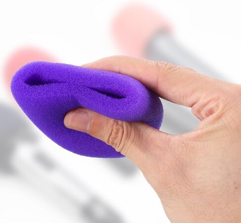 20 Pcs Microphone Cover Foam Thick Handheld Stage Microphone Windscreen Reusable Microphones Cover Colorful Mic Filter for Most Handheld Microphones Karaoke DJ (10 Color) in Saudi Arabia
