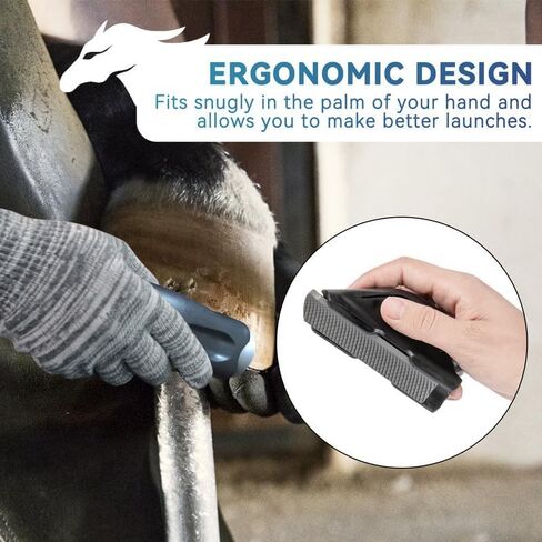 Akwest Farrier Rasp ، قوس ملف حافر على شكل مقبض مريح ، أسنان خشن ، أداة تشذيب الحافر للحصان ، الماعز ، حافر الخنازير in Kuwait