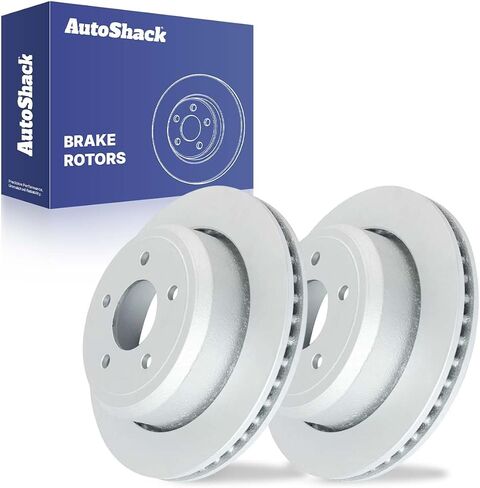 AutoShack Brake Rotors Rear Brake Rotor Replacement Kit for 2003-2011 Ford Crown Victoria 2003-2004 Mercury Marauder 2003-2011 Grand Marquis 4.6L V8 RWD R64107PR in Kuwait