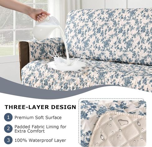 aliecom 100 ٪ الأريكة المقطعية الأريكة المقطعية l شكل l slipcovers الزاوية الزاوية أريكة الأريكة قابلة للغسل الكلب المطبوع حامي الأثاث على شكل U مع الجيب (Boho beige ، xx-large) in Kuwait