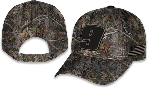 Checkered Flag Sports Chase Elliott #9 NASCAR 2025 USA Green Camo Unstructured Hat in Saudi Arabia