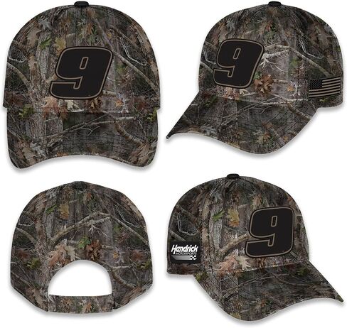 Checkered Flag Sports Chase Elliott #9 NASCAR 2025 USA Green Camo Unstructured Hat in Saudi Arabia